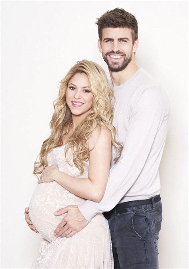 Shakira and beau Gerard Pique celebrate imminent birth with intimate portrait in support of UNICEF