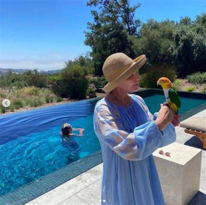 Sharon Osbourne, 67, shares stunning poolside photo during family holiday