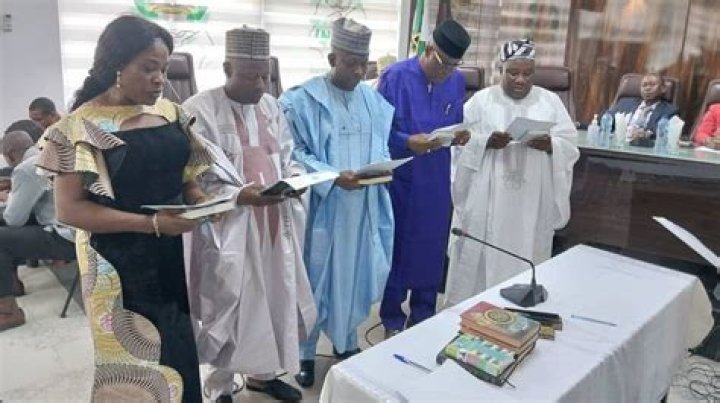Swearing in of Nine new INEC RECs