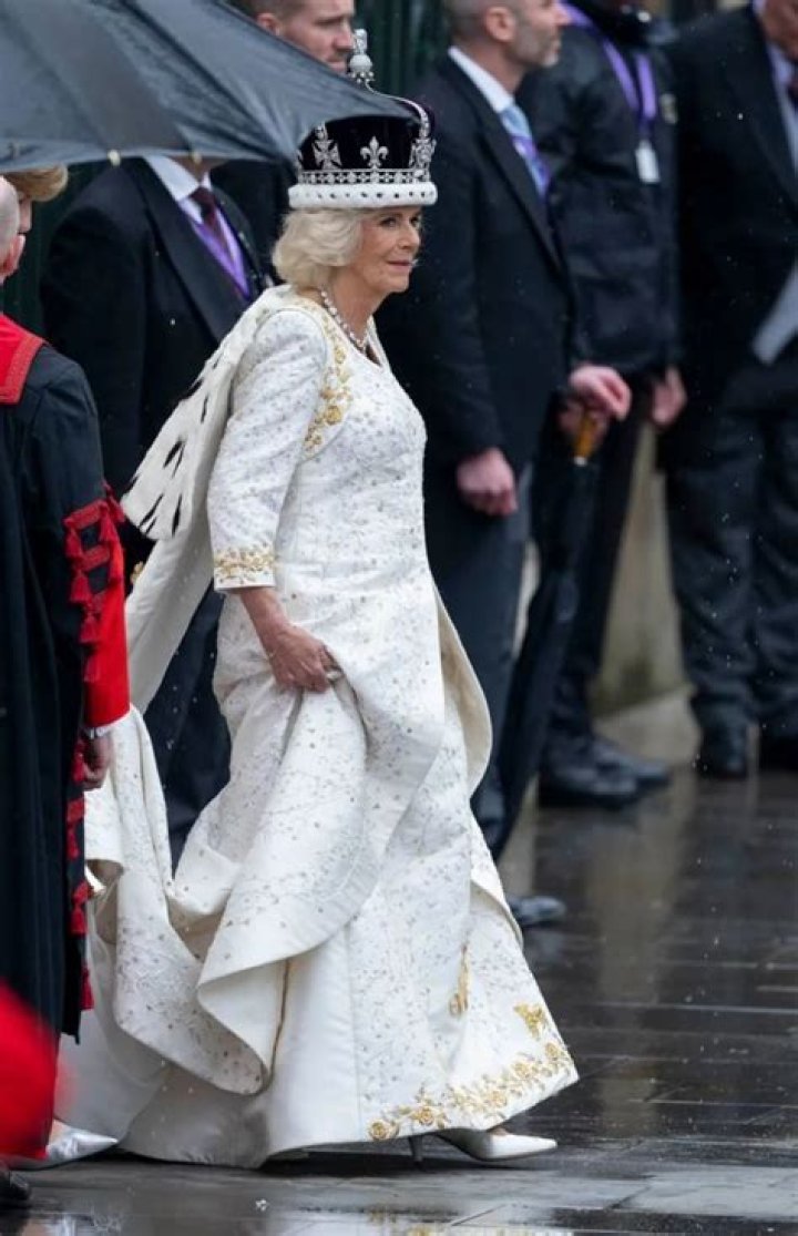 The secret names Queen Camilla embroidered onto her coronation dress revealed