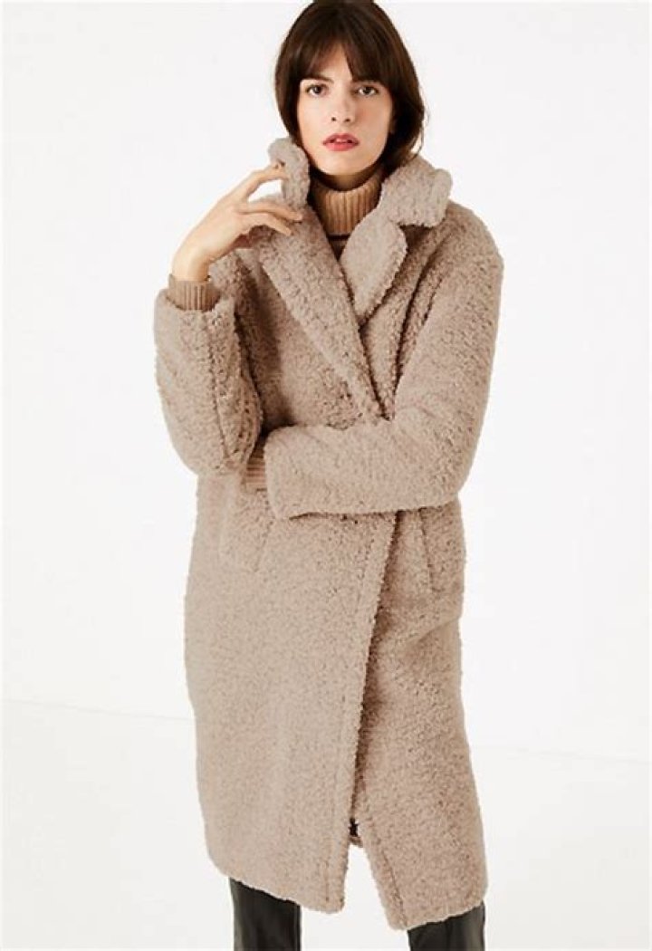 This Marks & Spencer teddy coat will have you wishing for cold weather