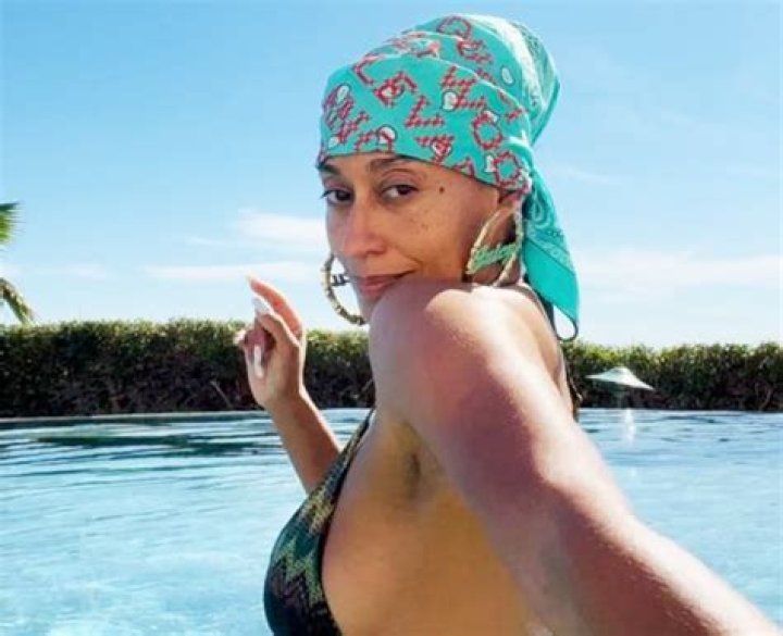 Tracee Ellis Ross stuns in bikini while relaxing in jaw-dropping pool - and fans have a lot to say!