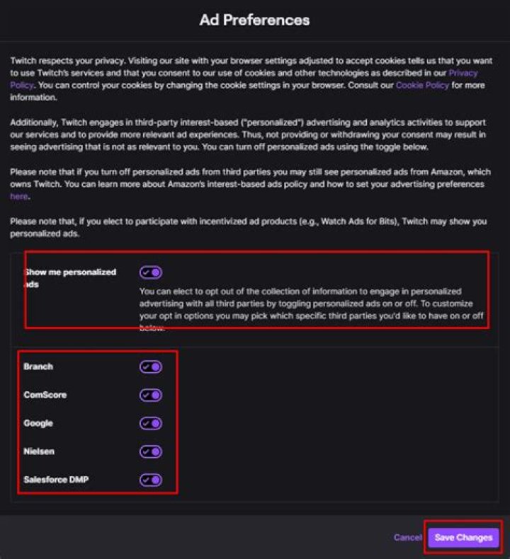 Twitch.tv: How to Manage Your Advertising Preferences?