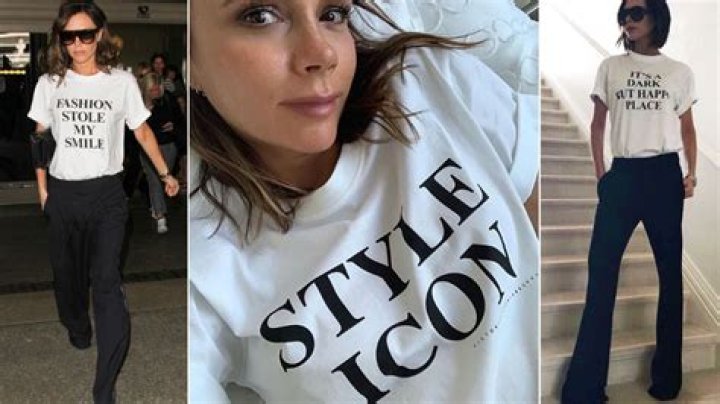 Victoria Beckham's hilarious slogan T-shirt collection - all the tongue-in-cheek pictures