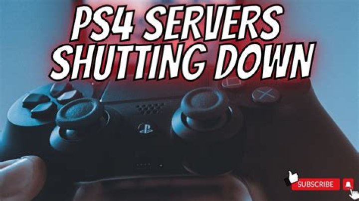 when will ps4 servers shut down?